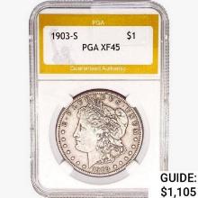 1903-S Morgan Silver Dollar PGA XF45