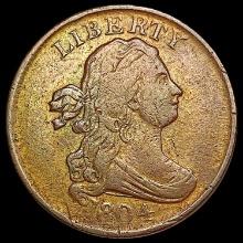 1804 Draped Bust Half Cent LIGHTLY CIRCULATED