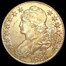 1828 Capped Bust Half Dollar CLOSELY UNCIRCULATED