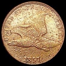 1857 Flying Eagle Cent CLOSELY UNCIRCULATED