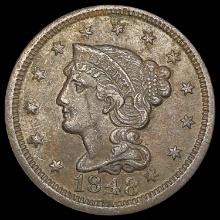 1848 Braided Hair Large Cent UNCIRCULATED