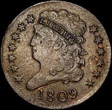 1809 Classic Head Half Cent CLOSELY UNCIRCULATED