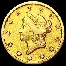 1849-O Rare Gold Dollar NEARLY UNCIRCULATED