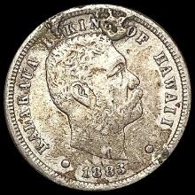 1883 Kingdom of Hawaii Dime HIGH GRADE