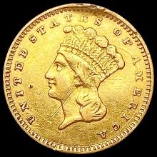 1857 Rare Gold Dollar CLOSELY UNCIRCULATED