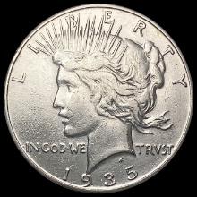 1935 Silver Peace Dollar CLOSELY UNCIRCULATED