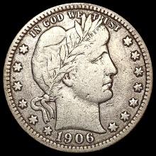 1906-D Barber Quarter LIGHTLY CIRCULATED