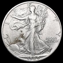 1929-D Walking Liberty Half Dollar CLOSELY UNCIRCULATED