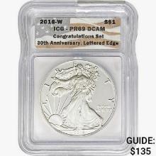 2016-W Silver Eagle ICG PR69 DCAM Ltrd Edge