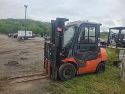 Toyota 7FGU25 Forklift - Duel Fuel