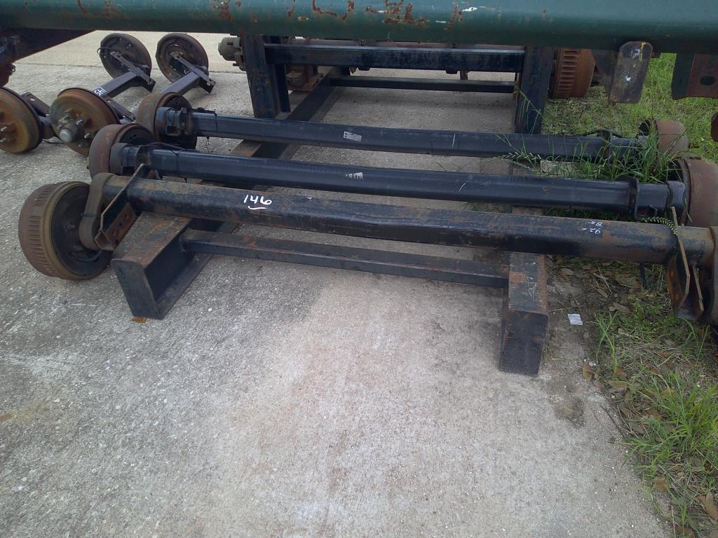 (3) 8K LB AXLES- 92F W/ TORSION