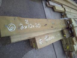 2x10x20FT PINE LUMBER