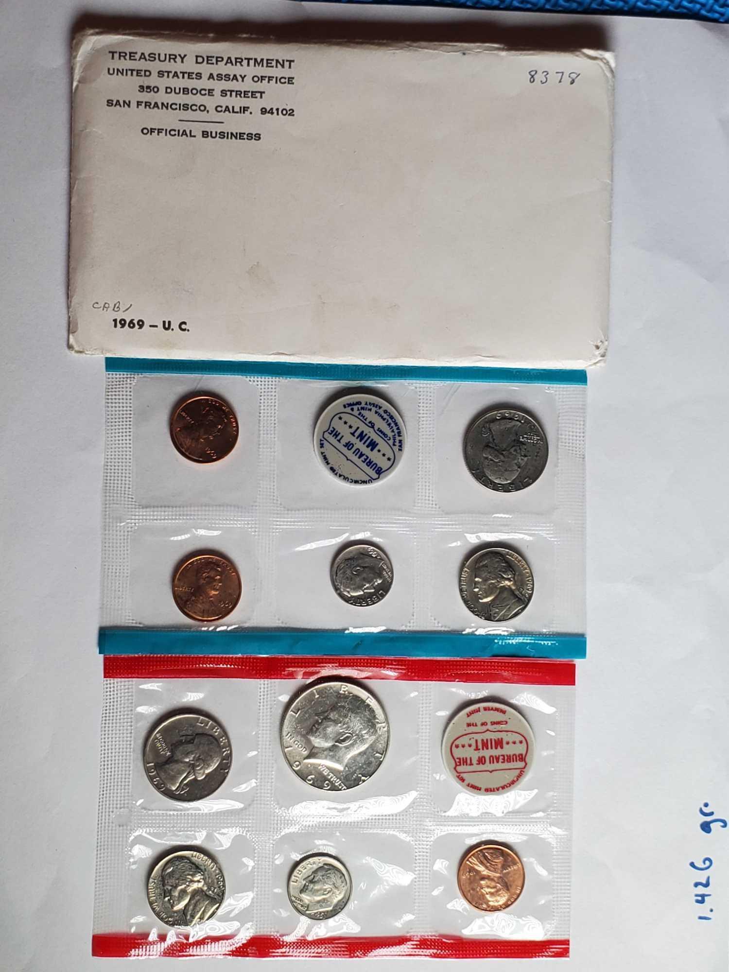 US Silver 40% Silver Proof and UMC Mint Sets