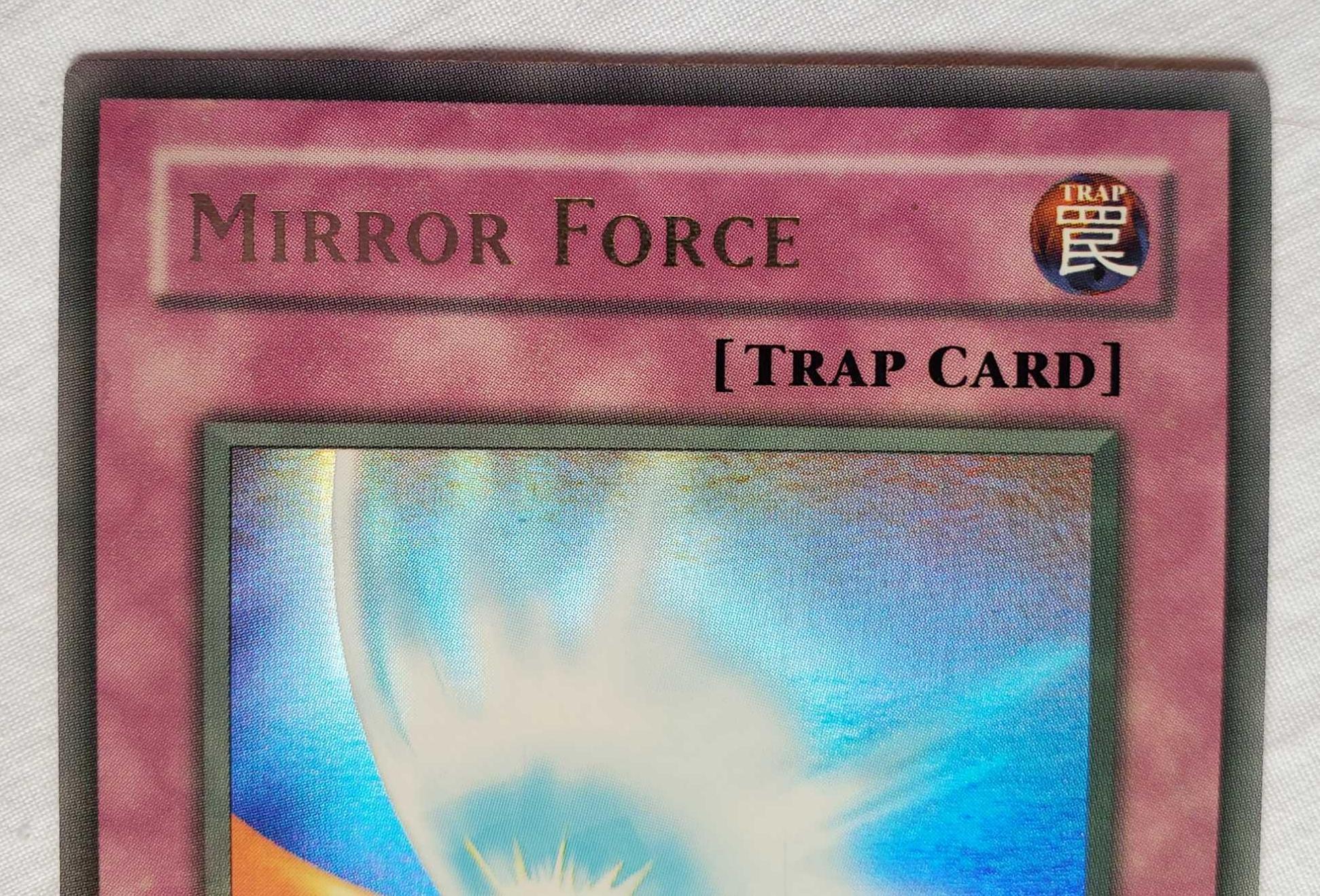 2 Yu-Gi-Oh! 2002 1st Edition Metal Raiders Ultra Rare Mirror Force MRD-138 Trading Cards LP-NM