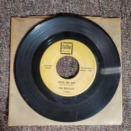 The Beatles 1964 Nems Notebook Cover, Beatles and 4 Ringo Starr 45s and Roling Stones Between The
