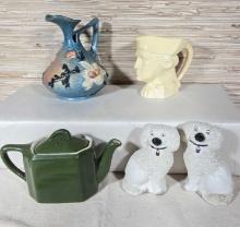 4 Pcs. Vintage Pottery