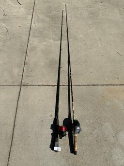 (2) Closed Face Rod n Reels (Garcia Abu-Matic 170, Johnson SC1000)