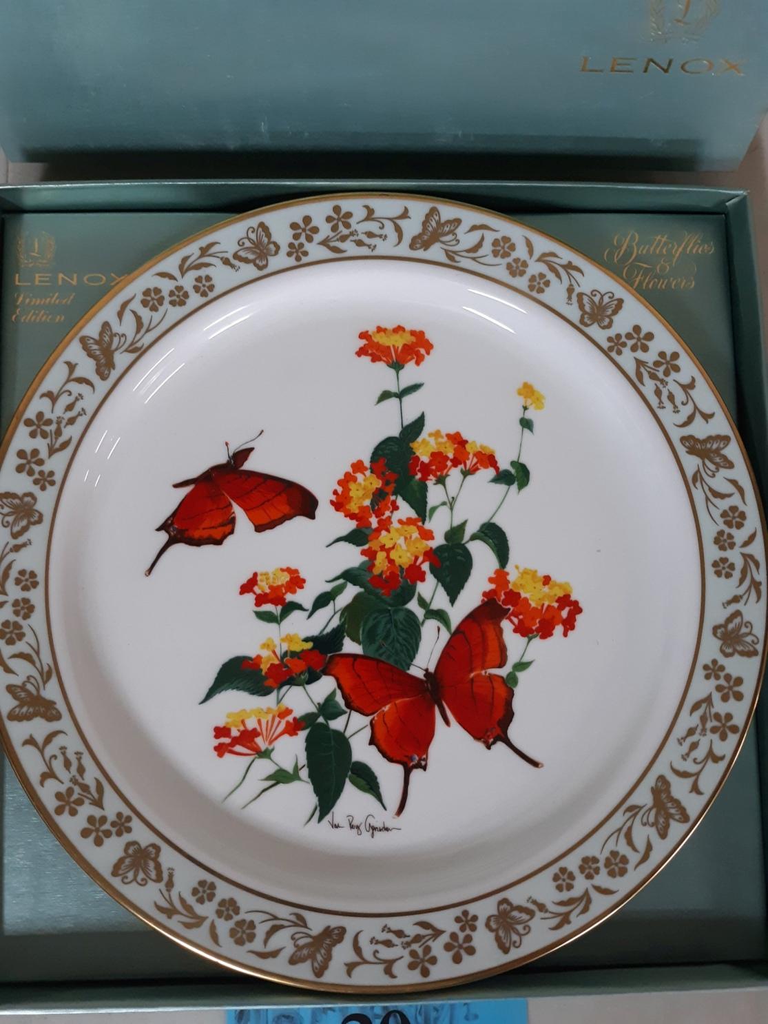 Lenox Butterflies & Flowers Plate