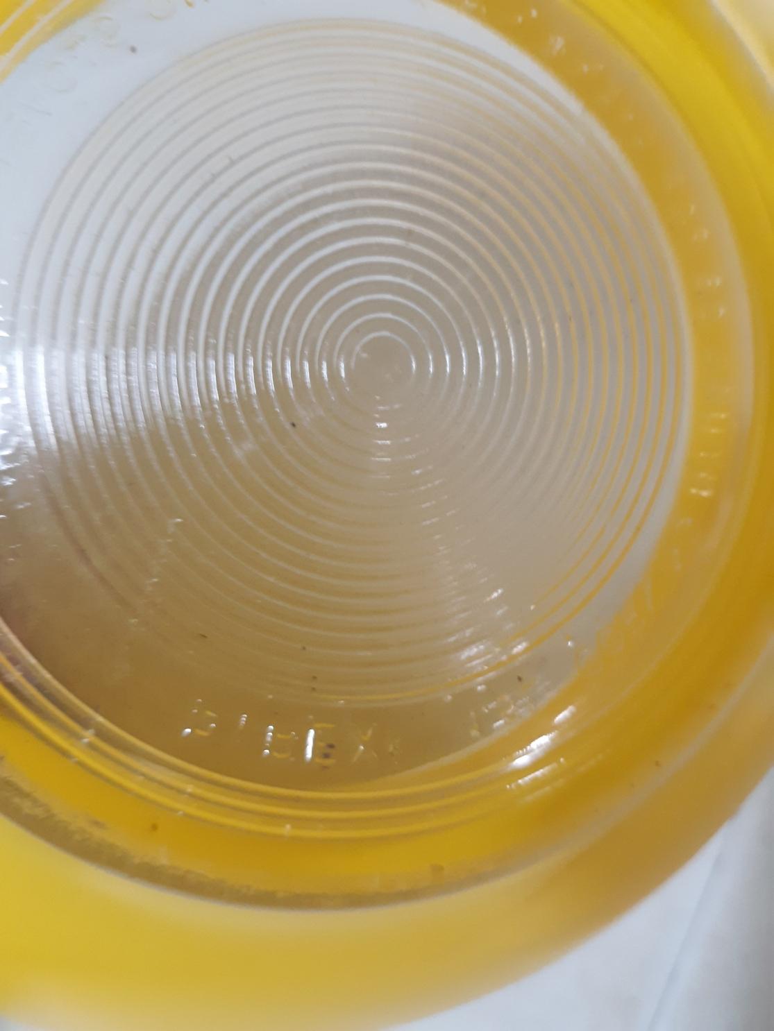 Vintage Yellow Pyrex Bowl