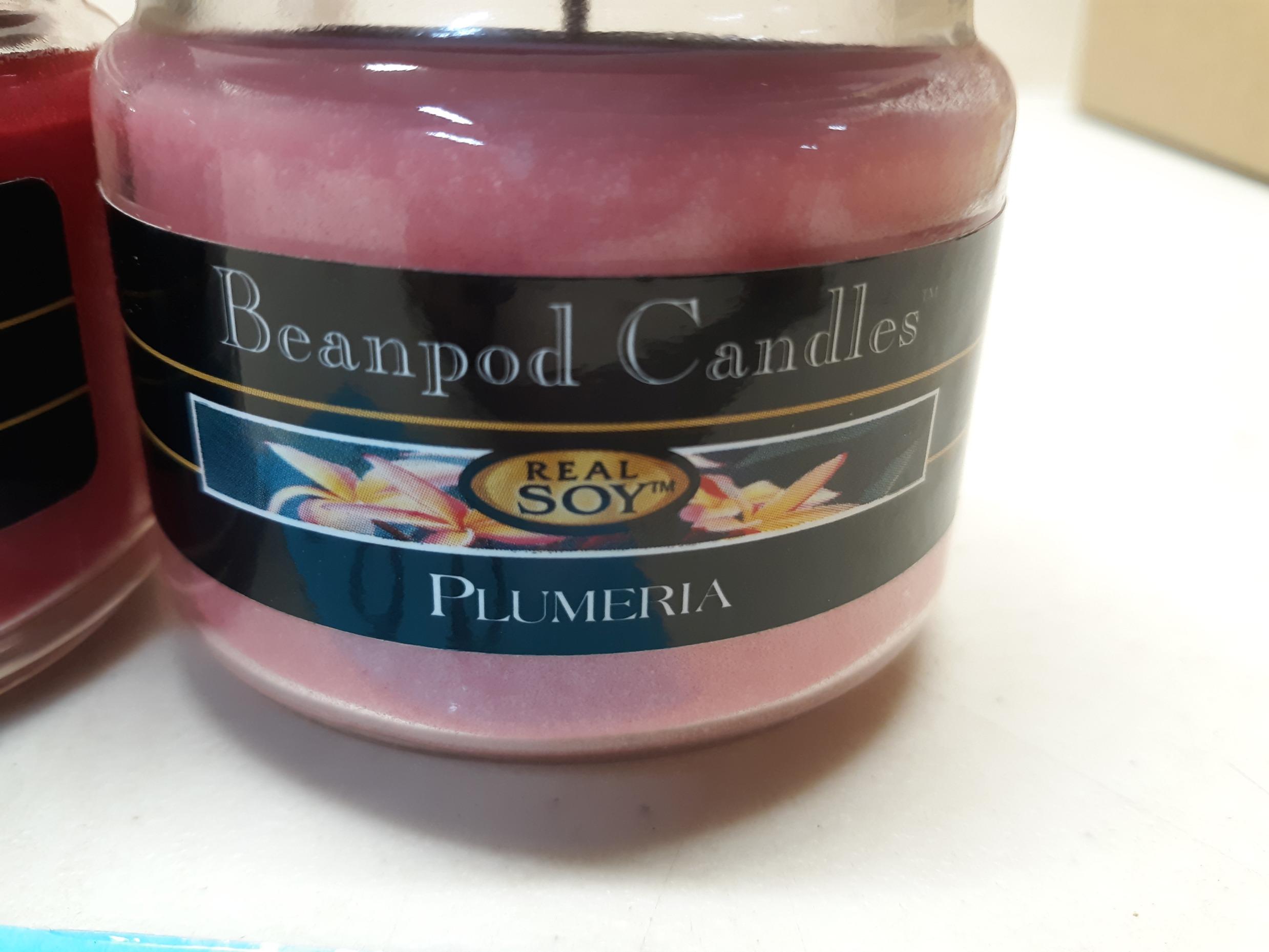 Beanpod Soy Candles, Cranberry Clove, Plumeria