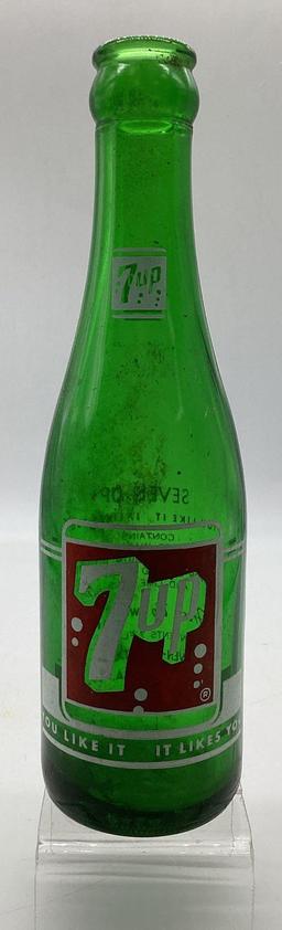 7-Up Green Soda Bottle Tulsa, OK