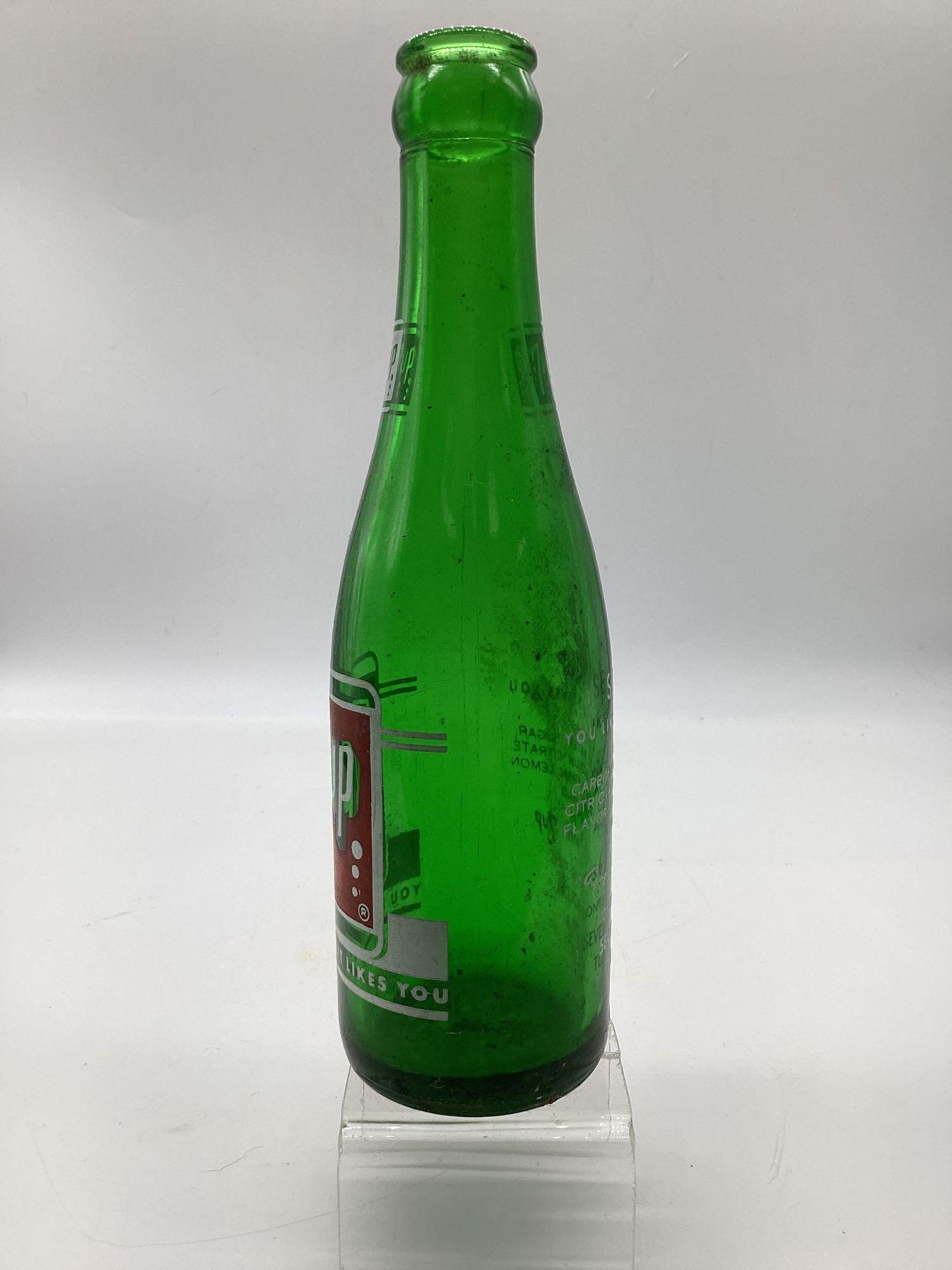 7-Up Green Soda Bottle Tulsa, OK