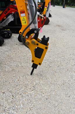 MIVA VA13 MINI EXCAVATOR W/ HOE RAM AND BUCKET (VA13240484) (K)