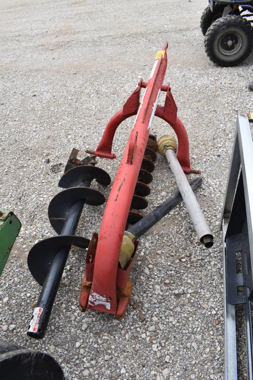 BUSH HOG 3PT POSTHOLE DIGGER W/ 9" AND 12" AUGER