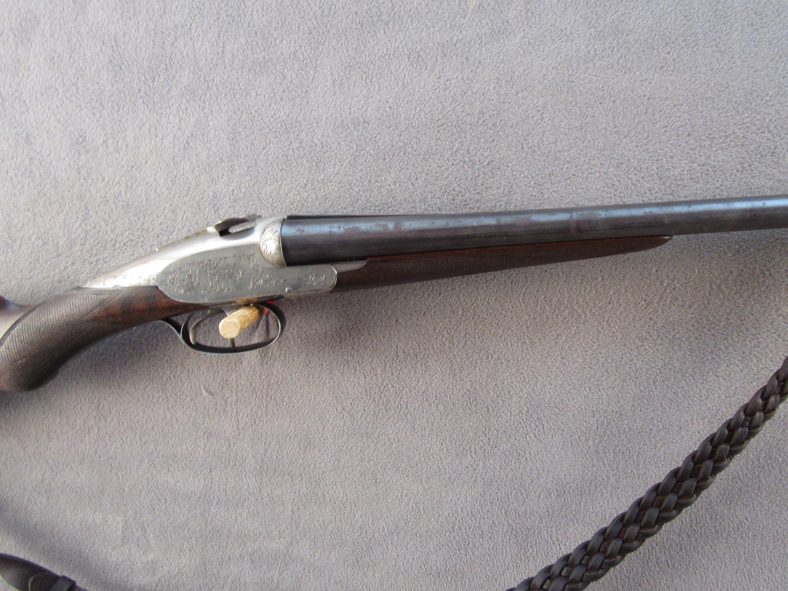 CHARLIN Model SxS Automatic Sliding Breech, Breech-Action Shotgun, 16g, S#18903