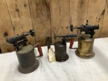 Vintage Brass Blow Torches