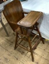 Vintage Wooden Highchair