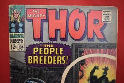 THOR #134 | KEY 1ST APP OF HIGH EVOLUTIONARY!, 1ST APP MAN-BEAST, 1ST FAFNIR | NO TOP STAPLE - EVER