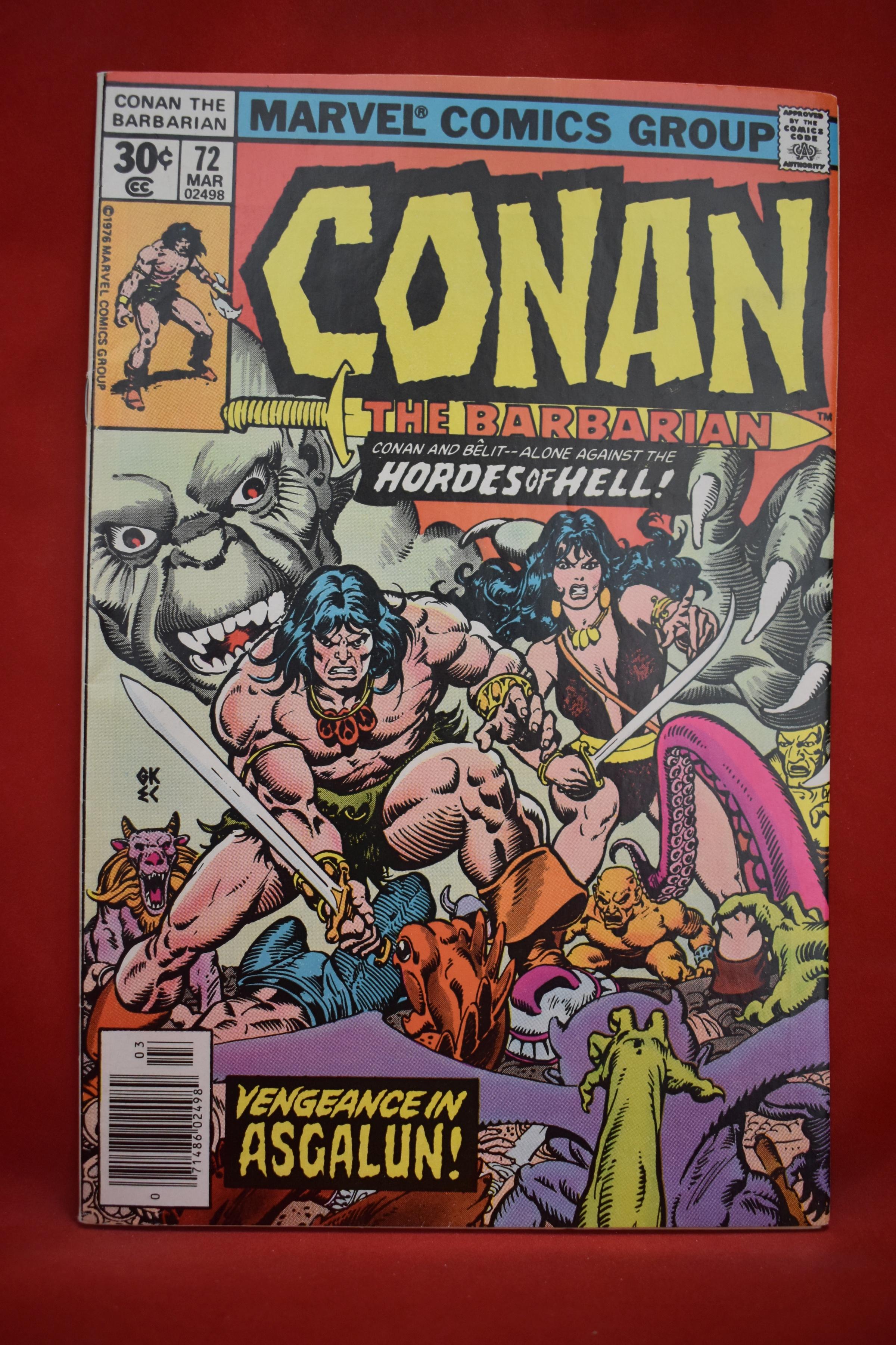 CONAN #72 | VENGEANCE IN ASGALUN | GIL KANE & ERNIE CHAN - 1977