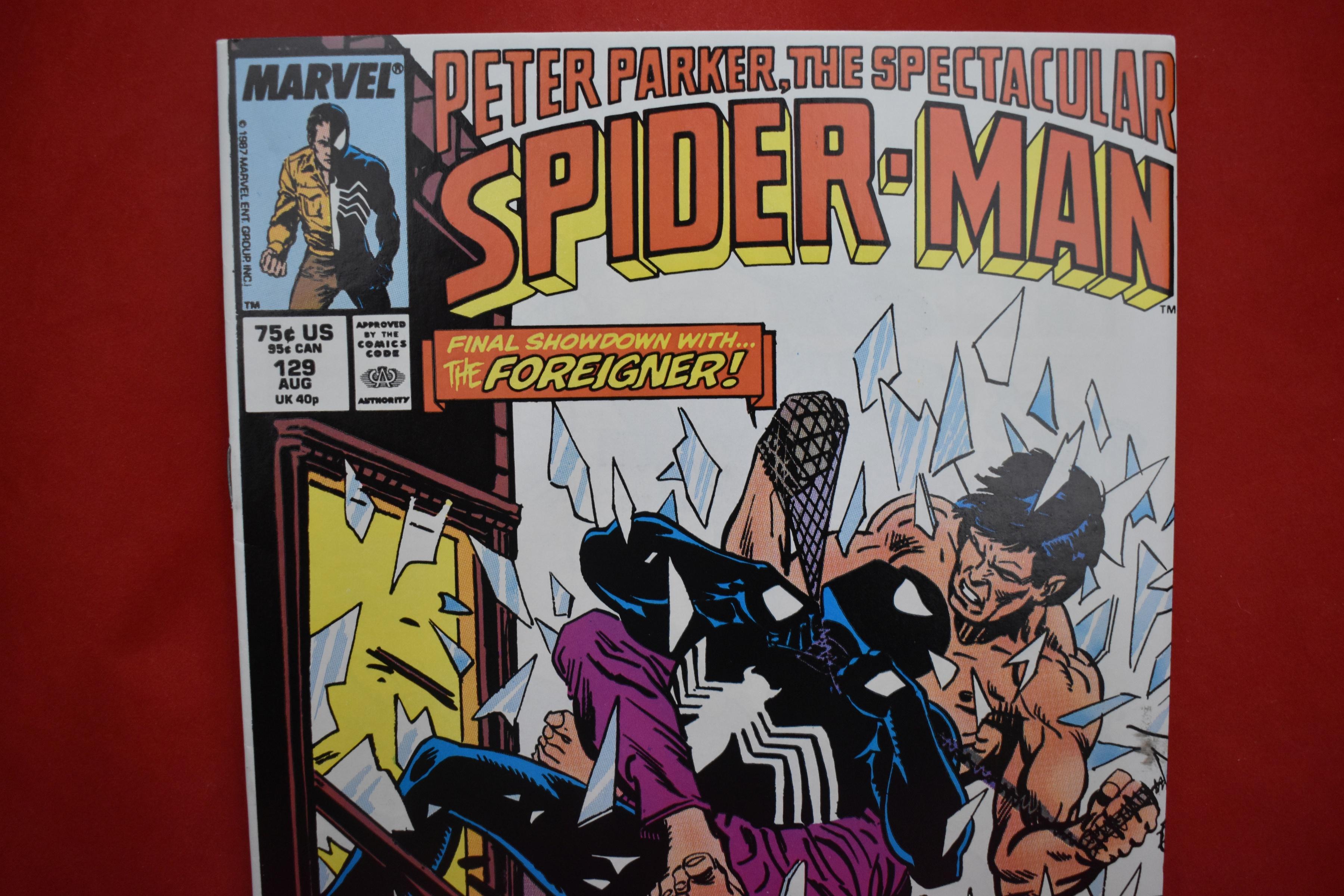 SPECTACULAR SPIDERMAN #129 | FOREIGN AFFAIRS - AL MILGROM - 1987