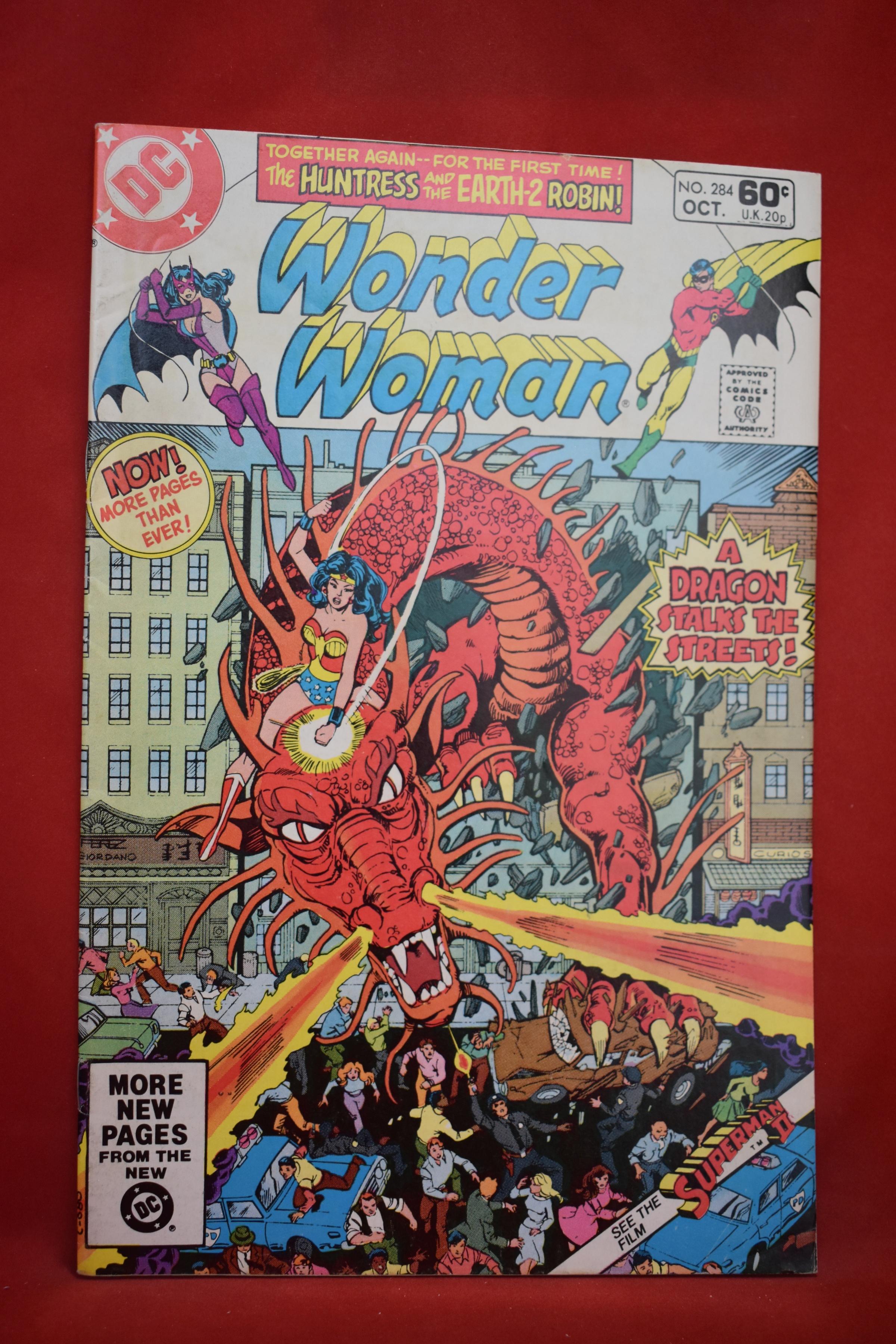 WONDER WOMAN #284 | SHADOW OF THE DRAGON! | GEORGE PEREZ - 1981