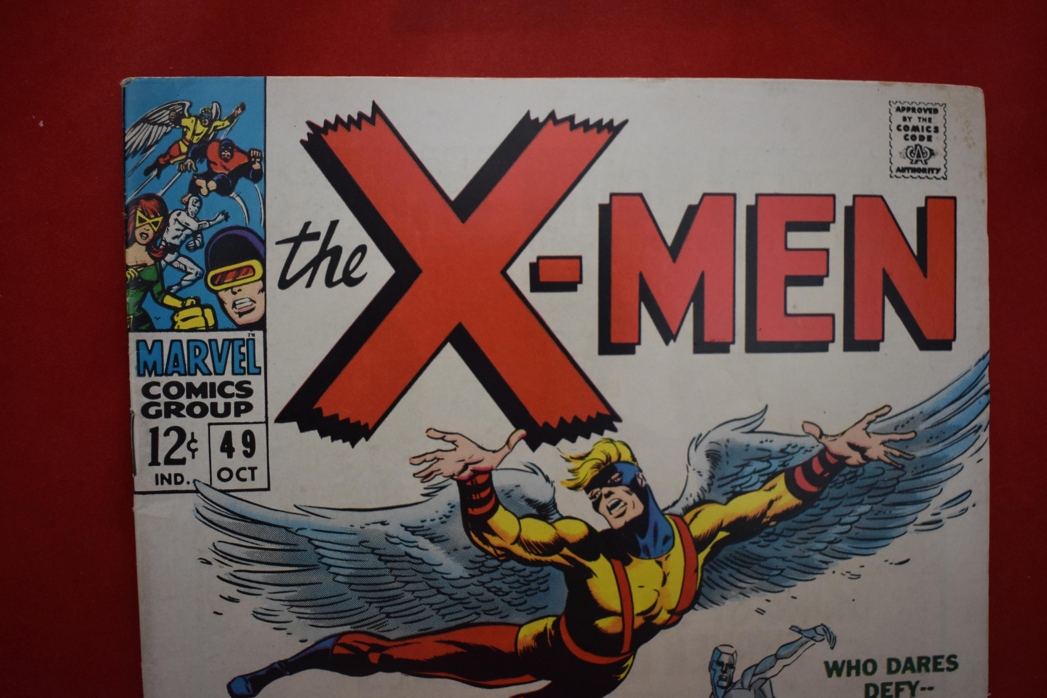 X-MEN #49 | KEY 1ST APP OF LORNA DANE, 1ST APP OF MESMERO, ORIGIN OF BEAST! | NICE BOOK!