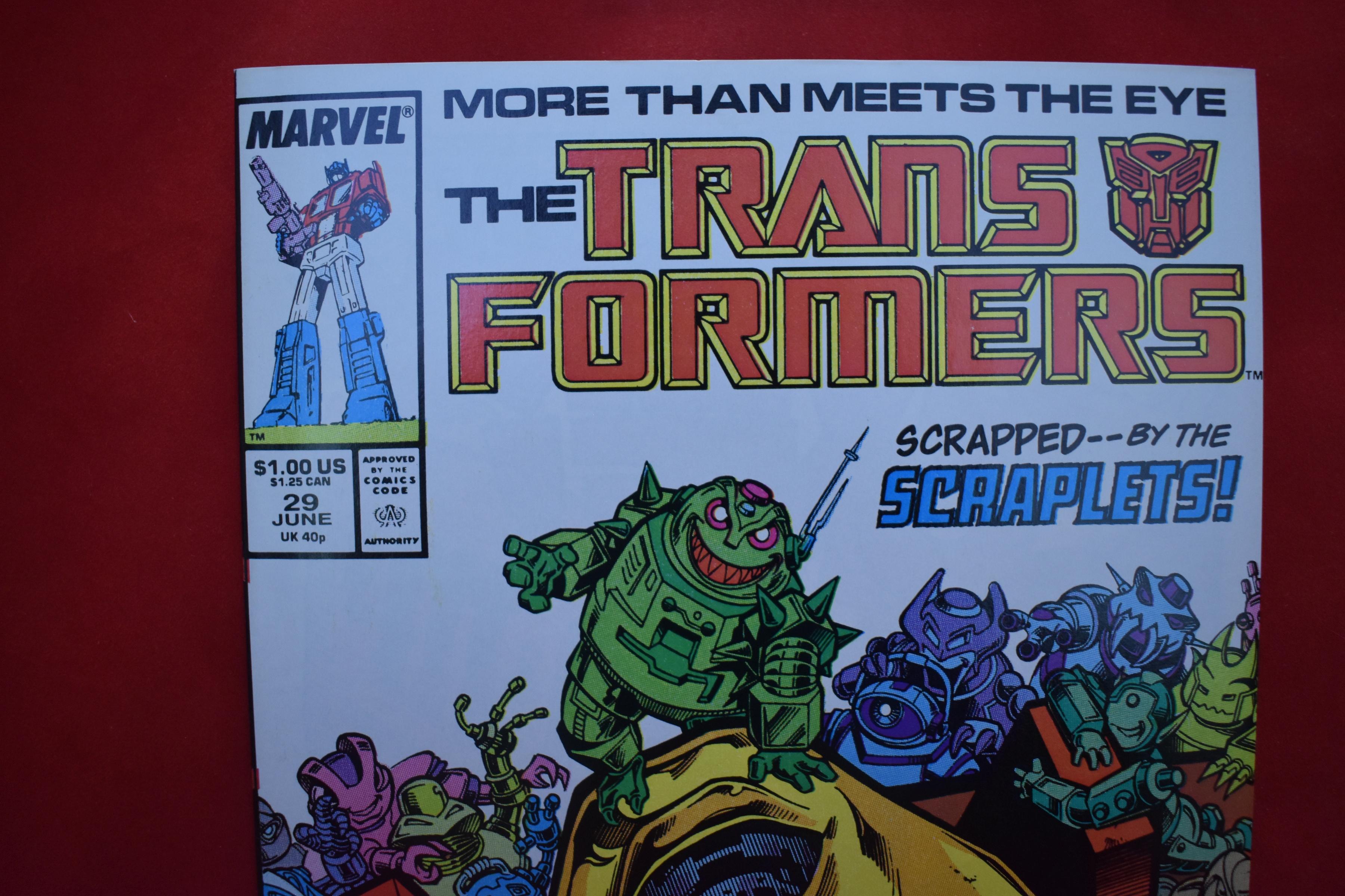 TRANSFORMERS #29 | 1ST APP OF TRIPLE CHANGERS AND SCRAPLETS