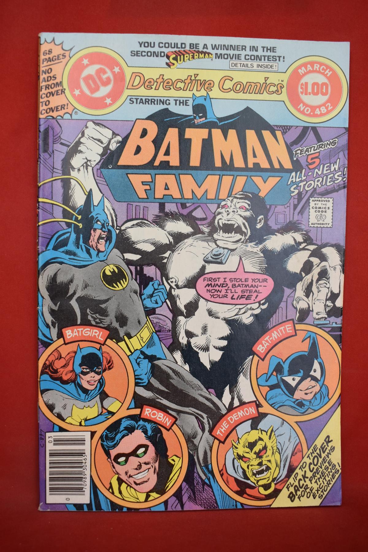 DETECTIVE COMICS #482 | NIGHT OF THE BODY SNATCHER! | RICH BUCKLER - 1979