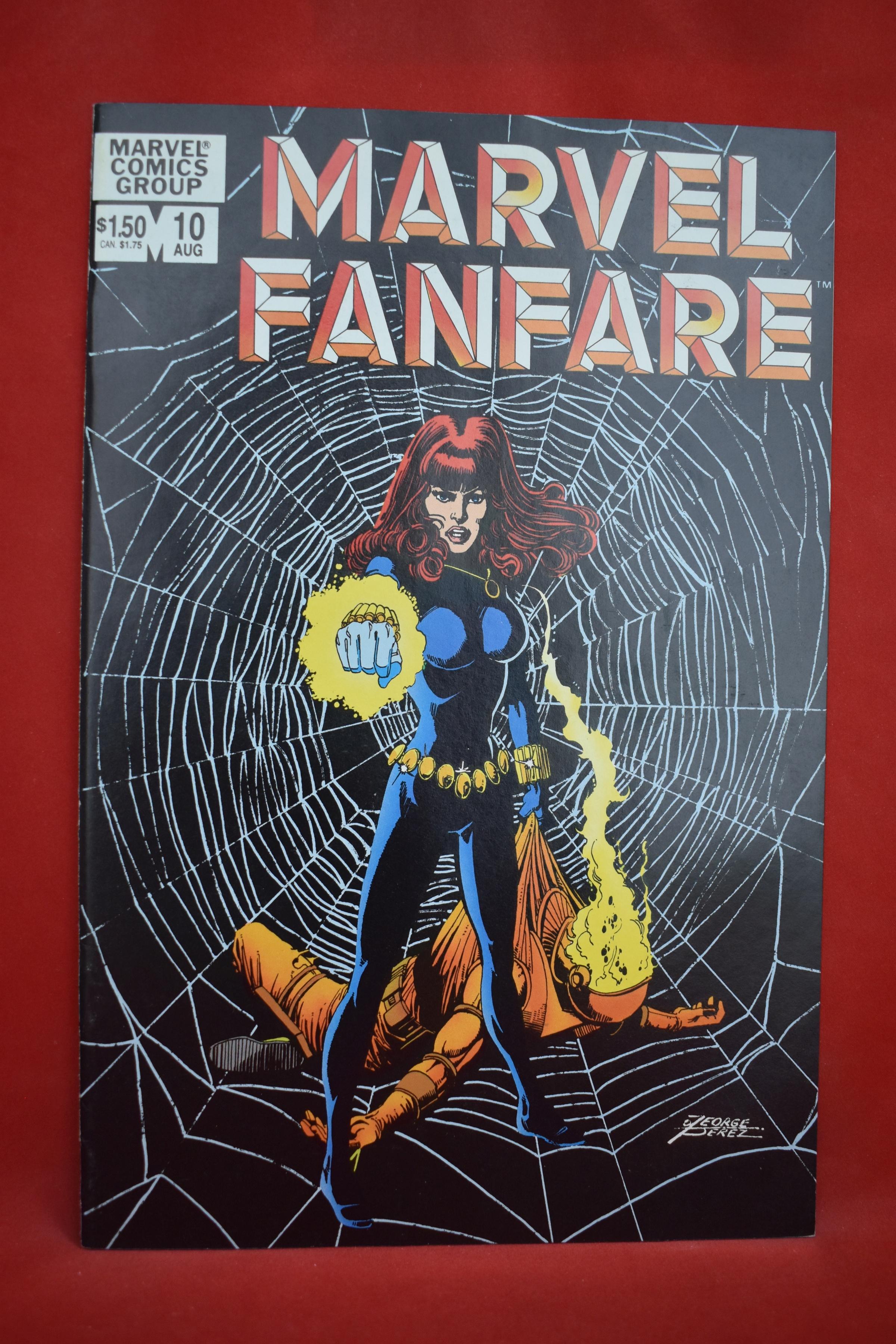 MARVEL FANFARE #10 | THE BLACK WIDOW! | GEORGE PEREZ COVER ART