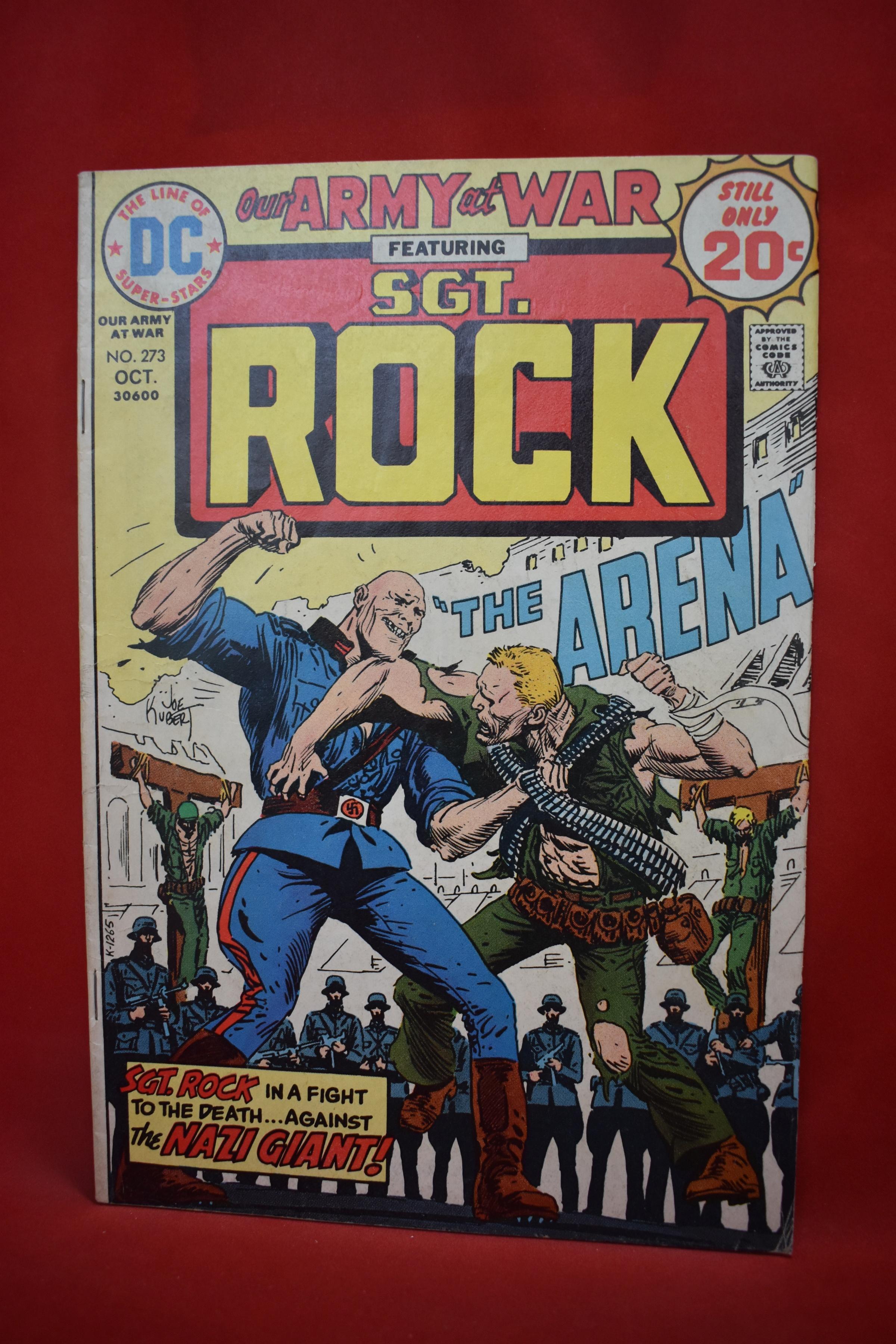 OUR ARMY AT WAR #273 | SGT ROCK IN THE ARENA! | JOE KUBERT - 1974