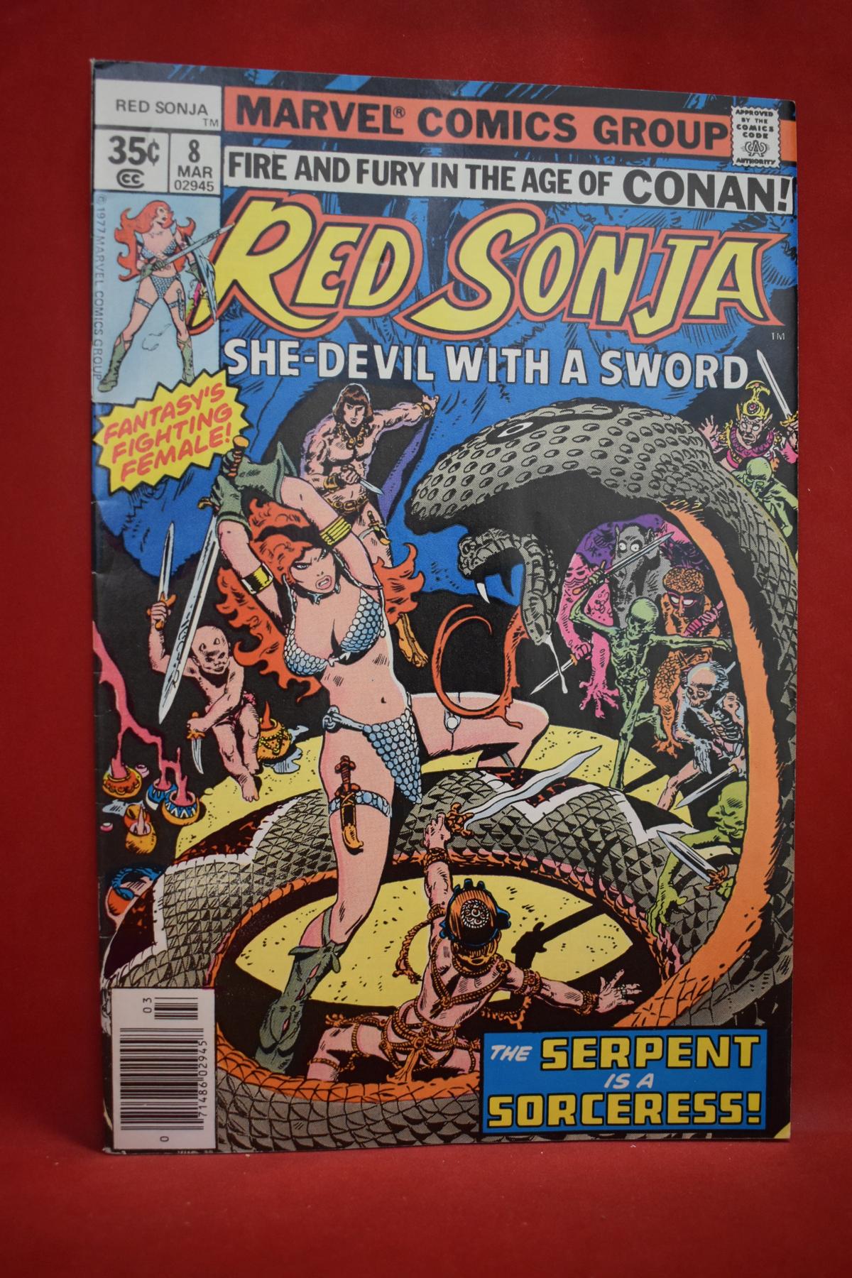 RED SONJA #8 | VENGEANCE OF THE GOLDEN CIRCLE | FRANK THORNE - 1977