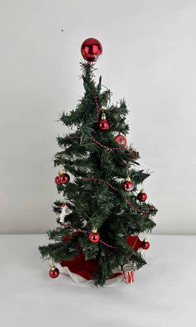 Coca Cola 24" Pre Lit Christmas Tree