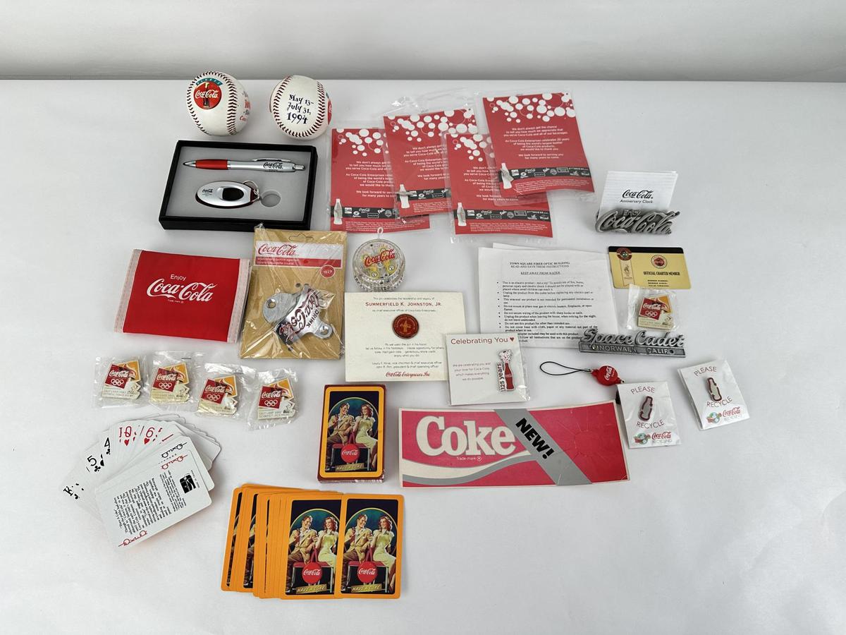 Large Group of Coca Cola Collectibles