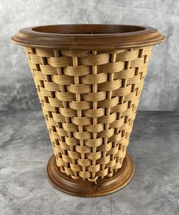 Berea College Kentucky Woodcraft Waste Basket