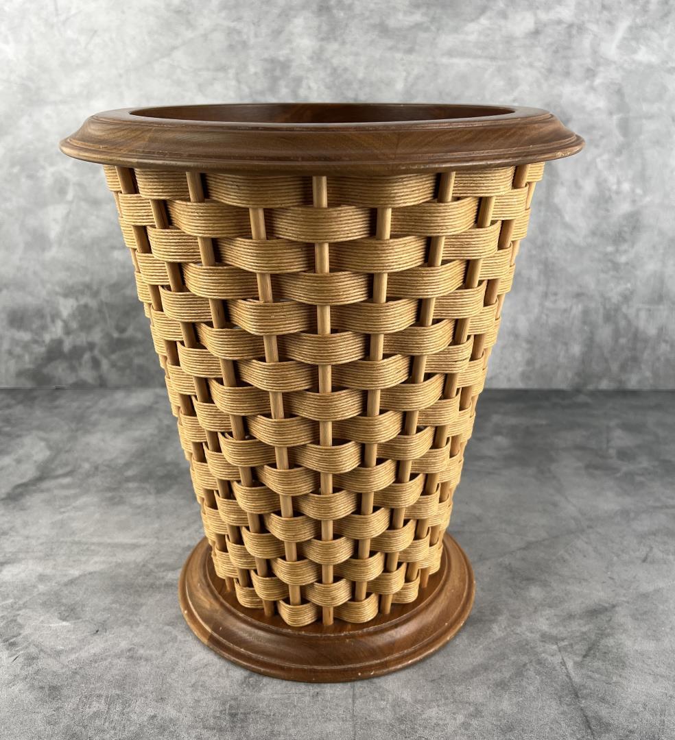 Berea College Kentucky Woodcraft Waste Basket