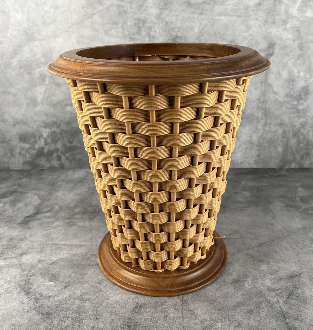 Berea College Kentucky Woodcraft Waste Basket