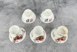 Japanese Tea Sake Porcelain Cups