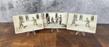 WWI WW1 US Army Patton Sword Fencing Postcards