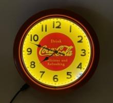 Drink Coca Cola Lighted Wall Clock