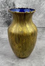 Hand Painted Glass Vase